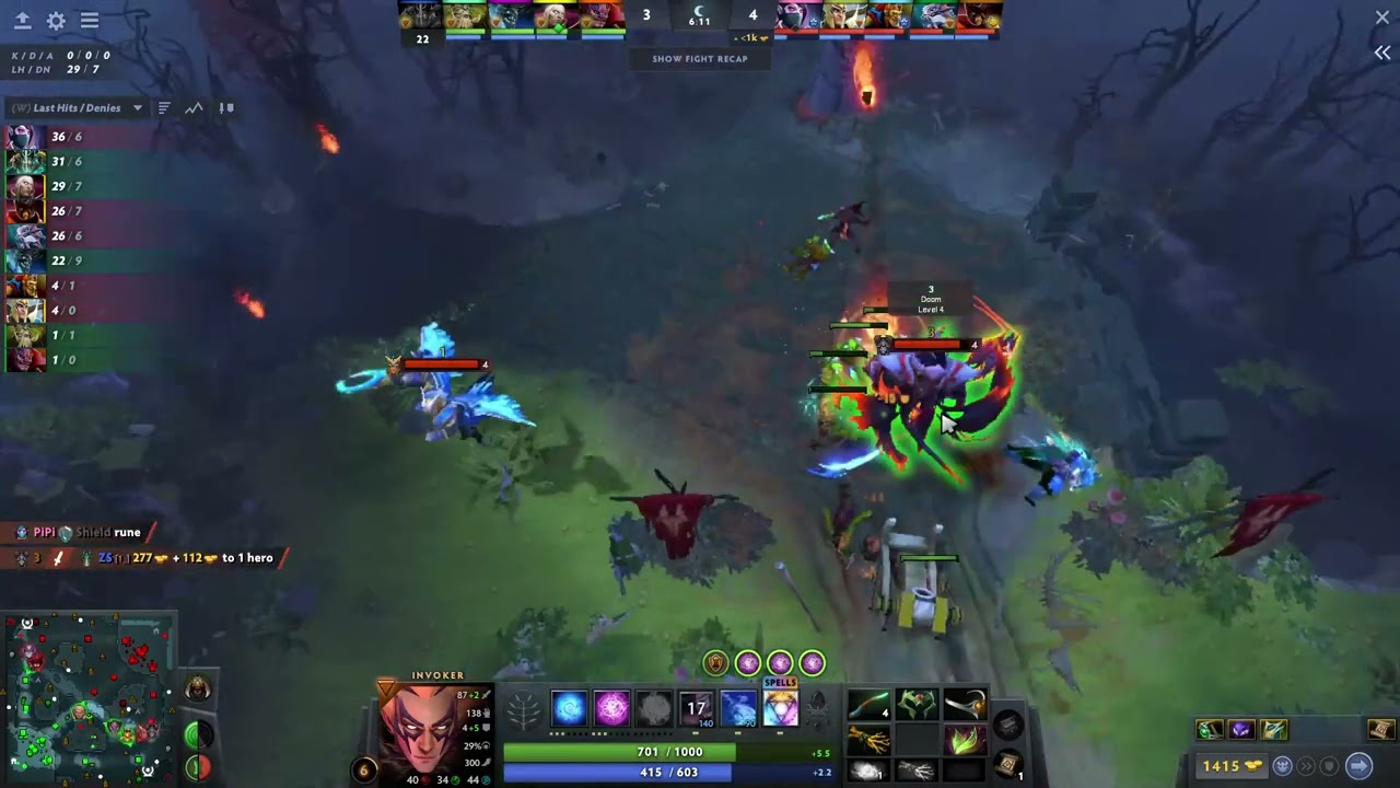 Как играть на центральной линии invoker (Jeimari) против templar assassin - Dota 2