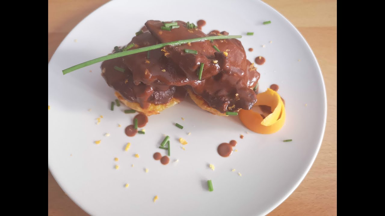 Carrilleras de Cerdo al Chocolate con Naranja #carrilleras #recetasfáciles #chocolate #159