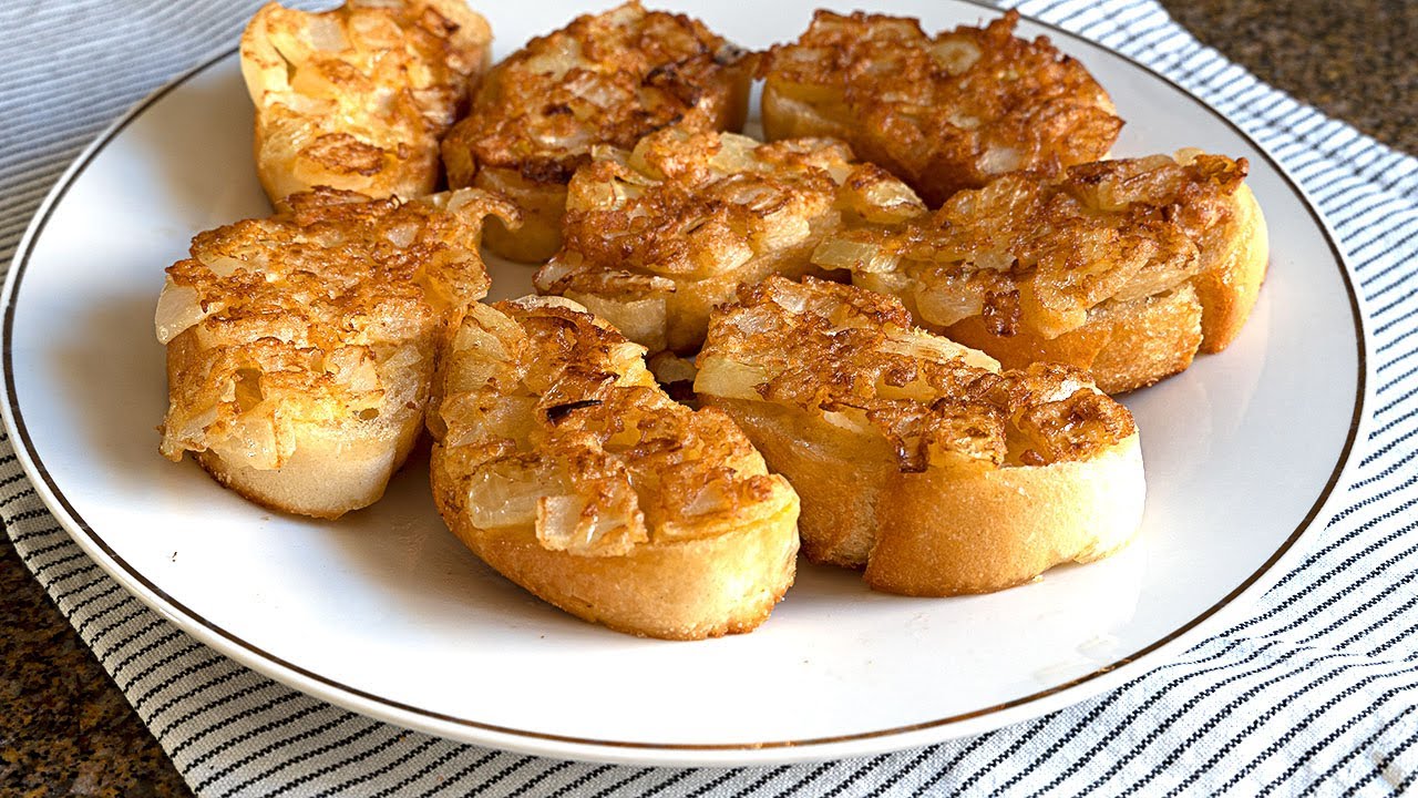 Canapes m&aacute;s BARATOS y ricos que existen! Lo tienes en casa todo para hacer esta crocante delicia