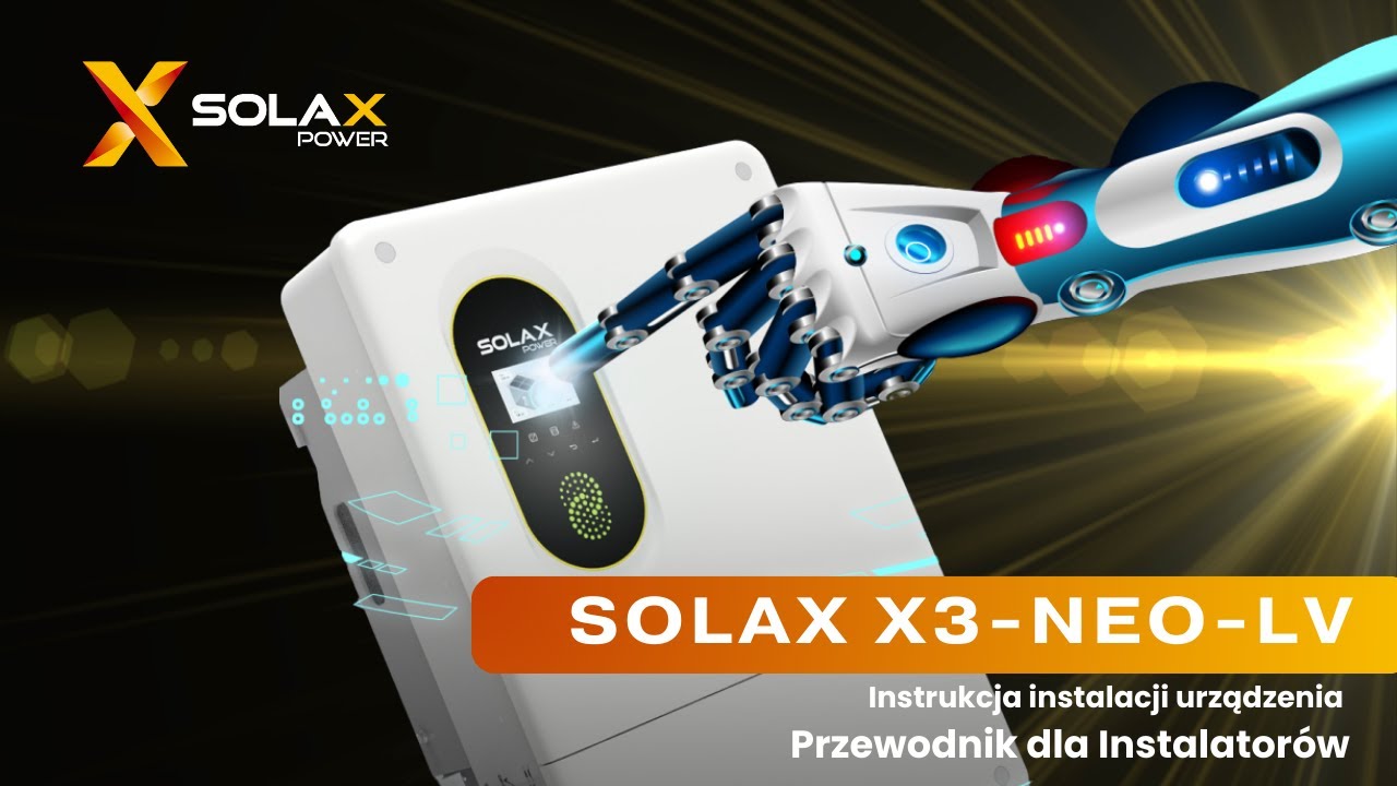 Solax NEO LV- przygotowanie, konfiguracja, łączenie falownika Solax NEO LV z magazynem energii LD53