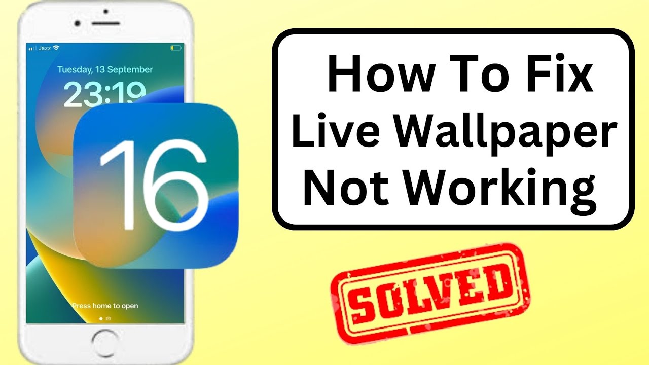 Как исправить неработающие живые обои в iOS 16 | Как установить живые обои на iPhone с iOS 16