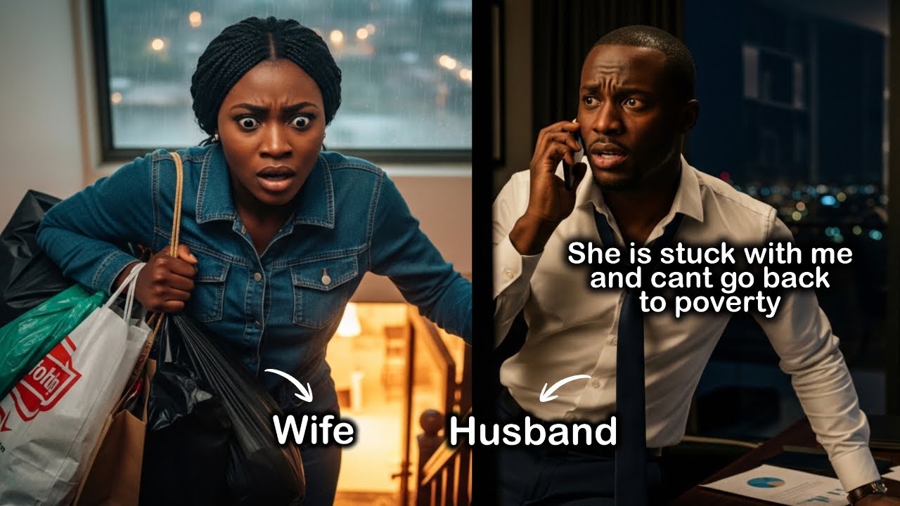 DON’T WORRY, MY WIFE’S FAMILY IS TOO BROKE 4 HER 2 LEAVE! UNAWARE HIS WIFE HEARD HIM & WHAT SHE DID…