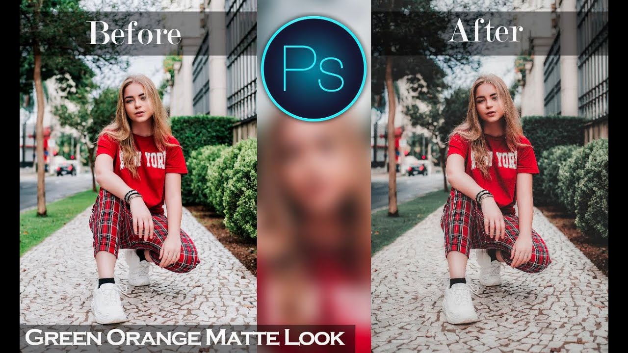 GREEN ORANGE MATTE LOOK EFFECT -PHOTOSHOP CC TUTORIAL - AARYASH AVICII EDITOGRAPHY  - 2021