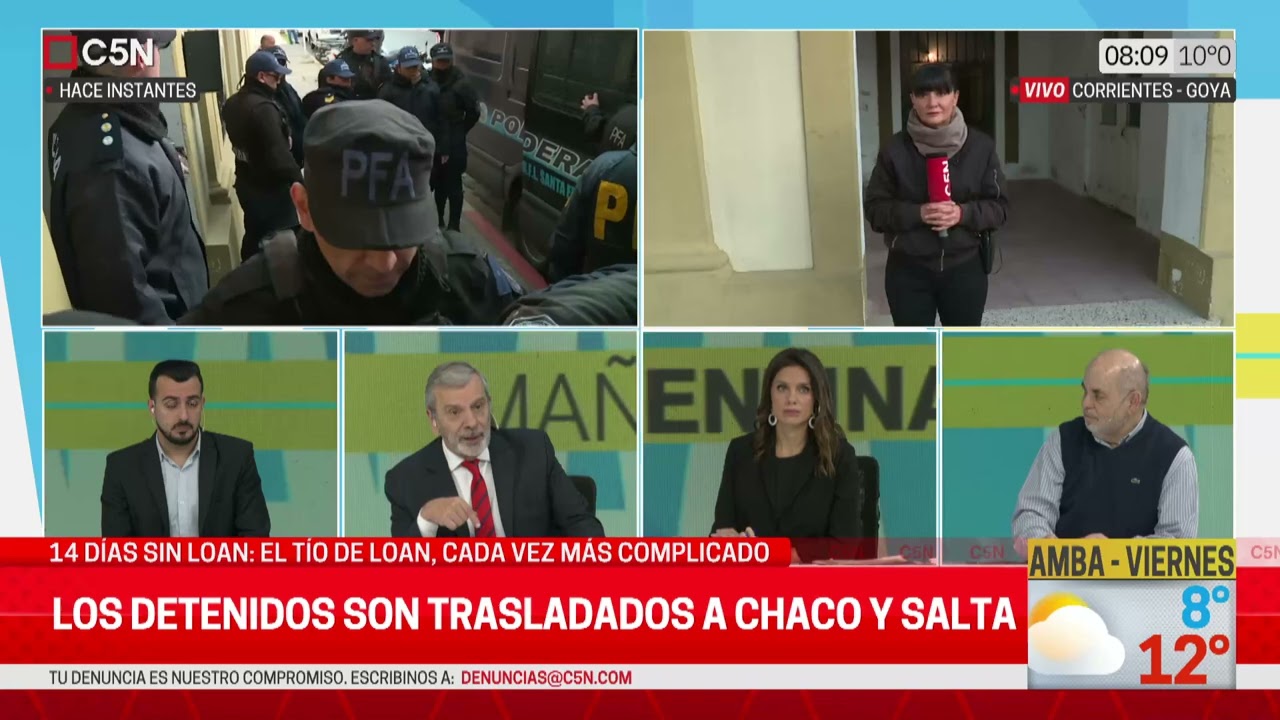 CASO LOAN: así TRASLADAN a los DETENIDOS hacia CHACO y SALTA