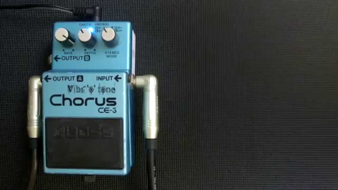 Boss CE-3 Chorus, Vibr'o'Tone mod, Msm Workshop.