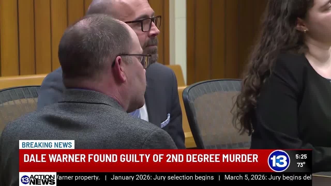 Watch the full verdict in the Dale Warner murder trial
