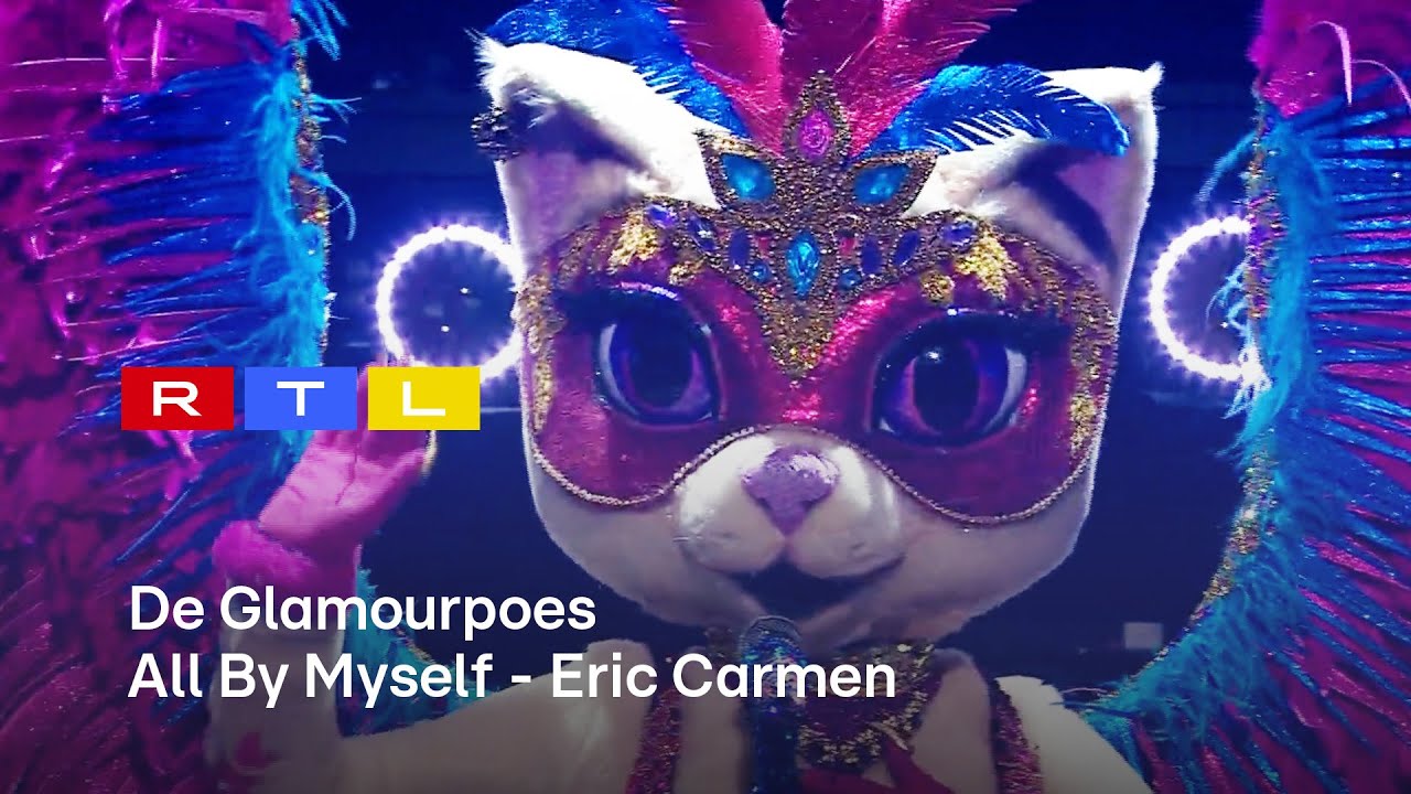 De Glamourpoes ontroert de studio met haar prachtige versie van All By Myself | The Masked Singer