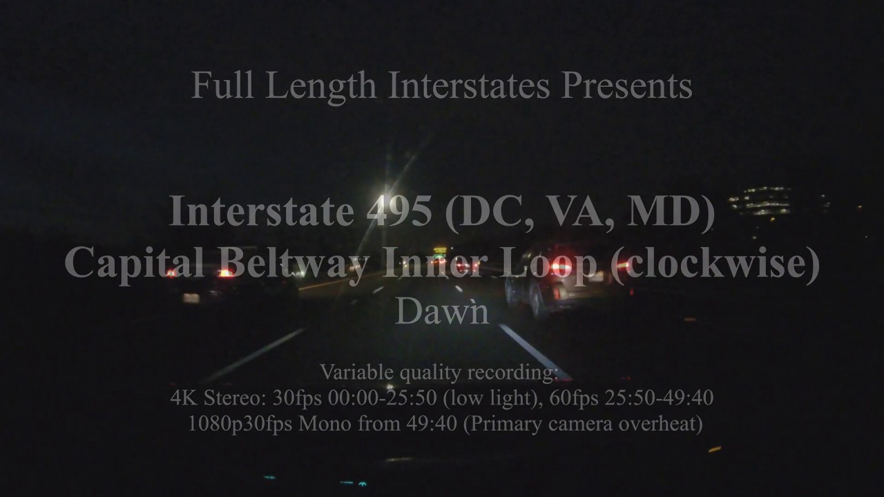 MD VA DC I-495 Capital Beltway Inner Loop