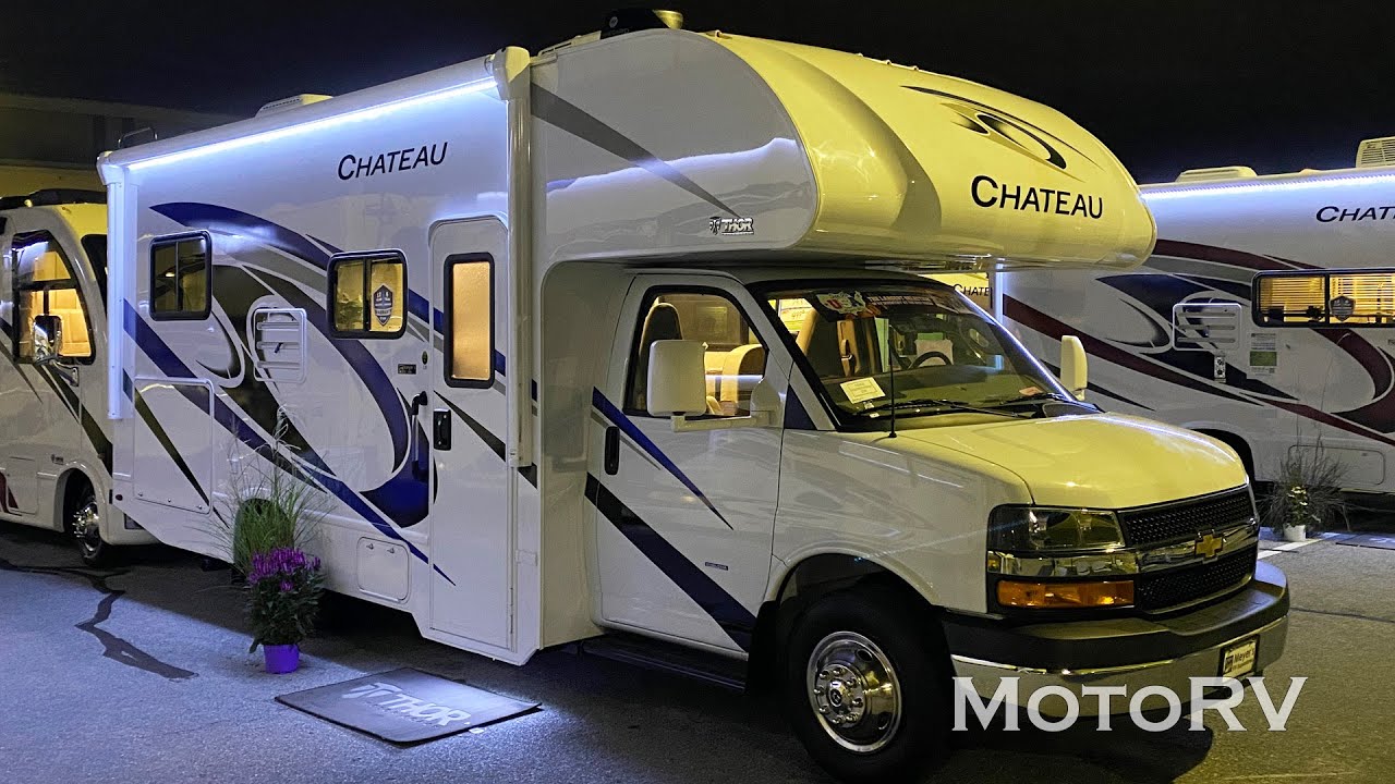 $80K Show Discounted 2022 Thor Chateau 22E Class C Chevrolet Express RV