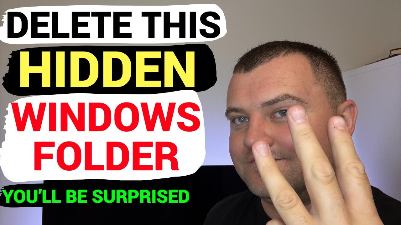 Удалите эти 3 скрытые папки в каждой Windows 10 или 11, ВЫ БУДЕТЕ УДИВЛЕНЫ