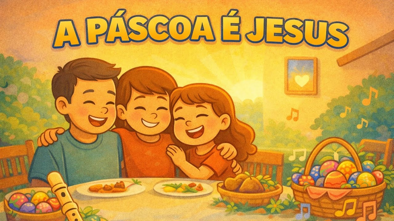 ✝️ A Páscoa é Jesus — Música Gospel infantil | Louvor para crianças | @louvapequeninos 
