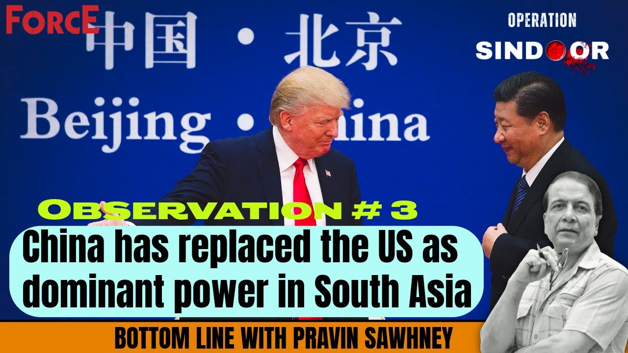 China has replaced the US as dominant power in South Asia