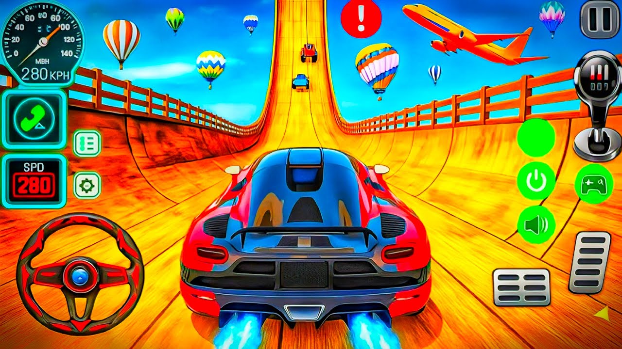 🔥 Impossible Ramp Car Stunts – High Speed Racing 3D!💥🔥👑