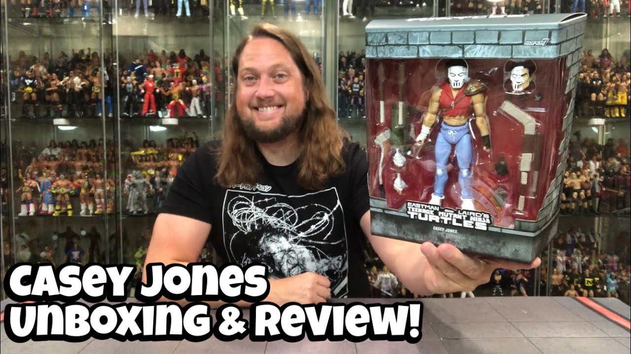 Casey Jones Super 7 Ultimate Teenage Mutant Ninja Turtles Unboxing & Review!