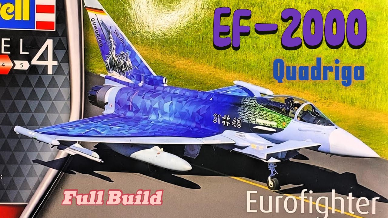 Eurofighter Luftwaffe 2020 Quadriga, 1/72 full build, Revell 03843