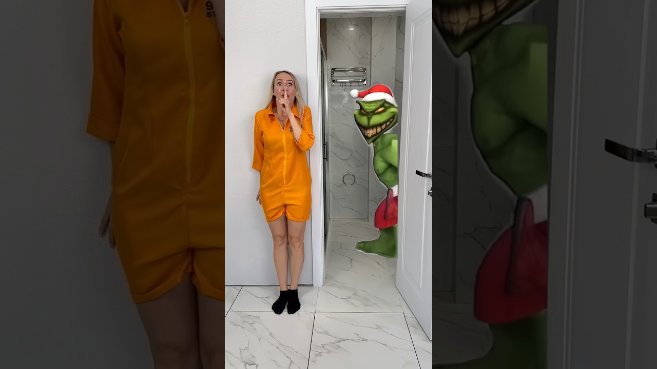 The Grinch Steals a Prisoner and a Spiderman #shorts by Leisi Crazy
