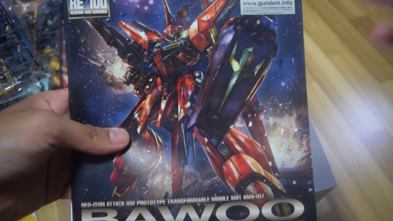 reborn 1/100 bawoo unboxing