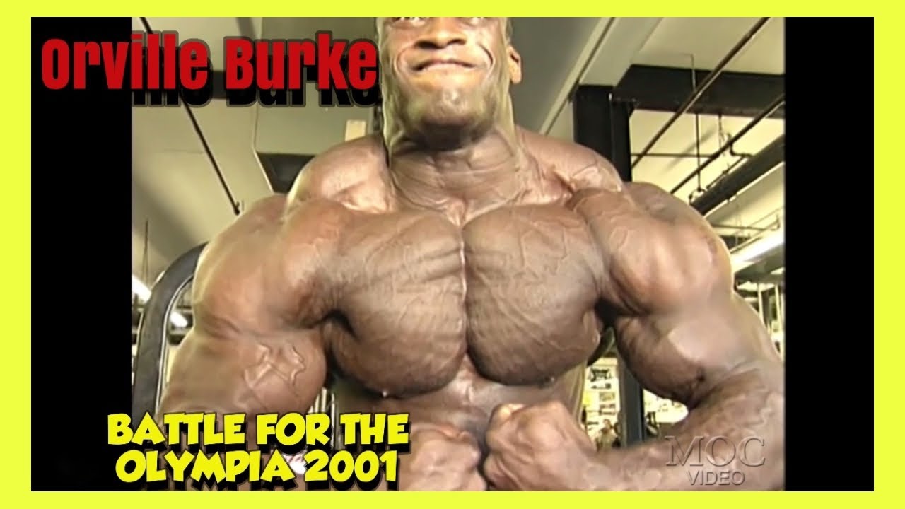 ORVILLE BURKE - CHEST WORKOUT - BATTLE FOR THE OLYMPIA 2001 DVD