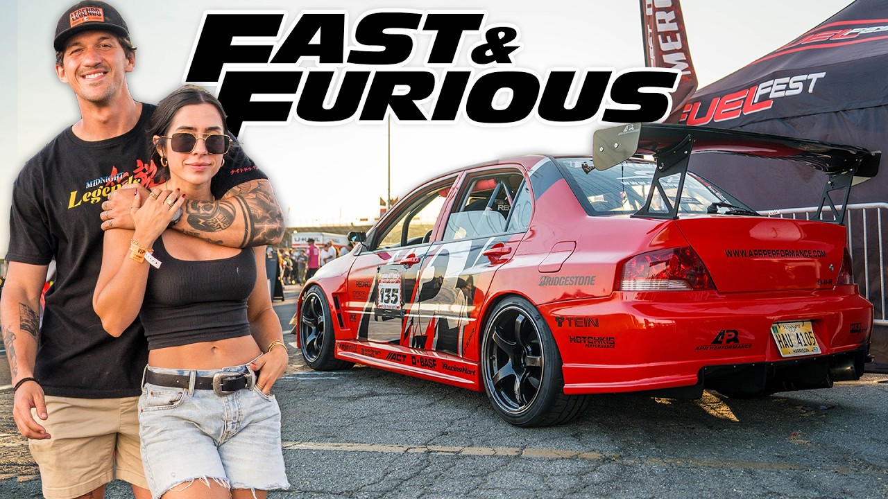Taking the REAL Tokyo Drift Evo to INSANE Fast & Furious Car Show!!