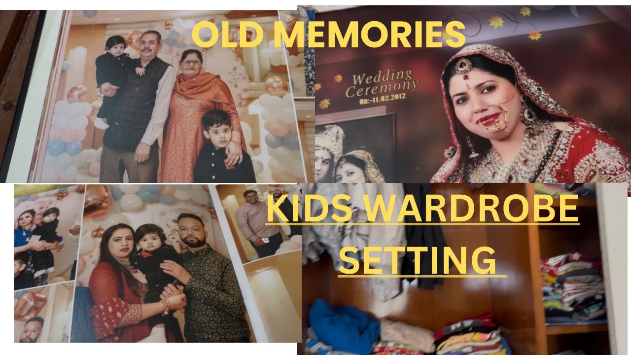 Kids wardrobe setting nd shadi ki album milli ❤️❤️@Itsindulife 