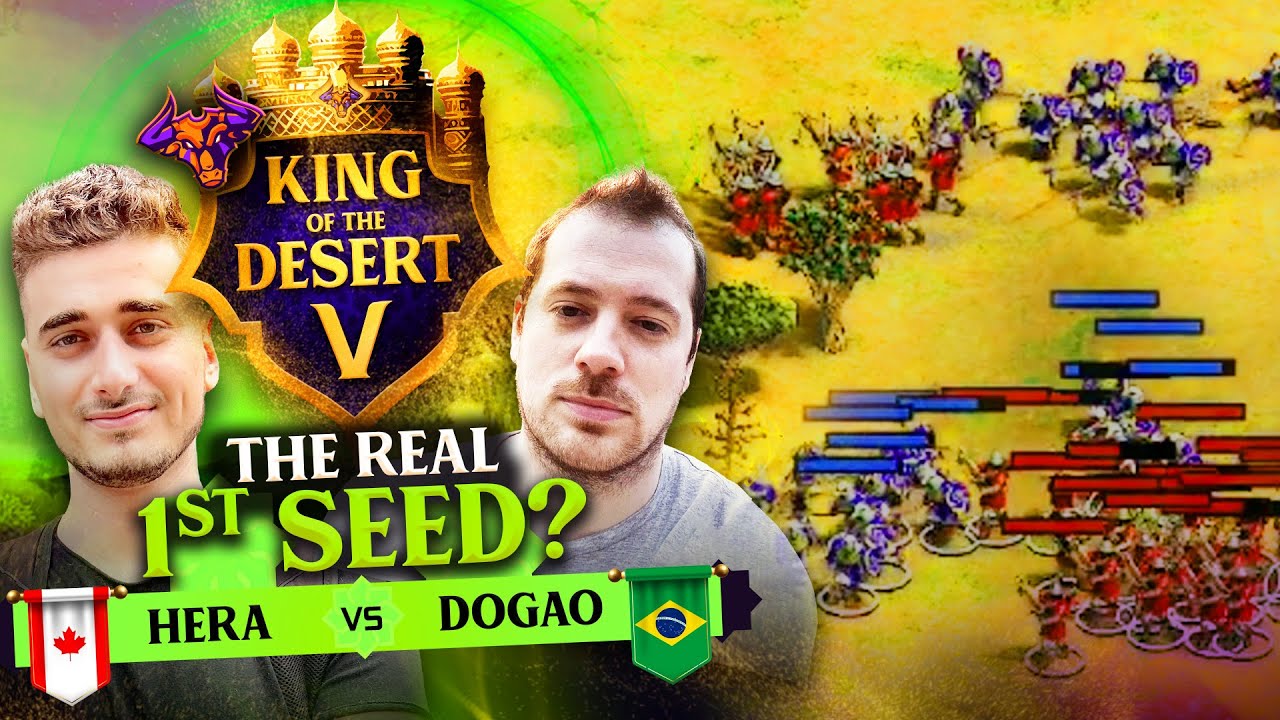 HERA vs DOGAO King of the Desert 5 Group A Winner Match #ageofempires2