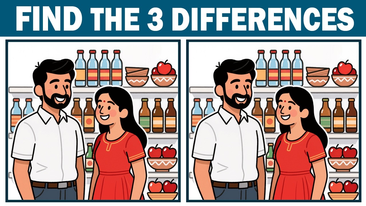 Find The Difference, Three Differences Are Waiting | Only Genius Can Find | Puzzle Game Challenge#83
