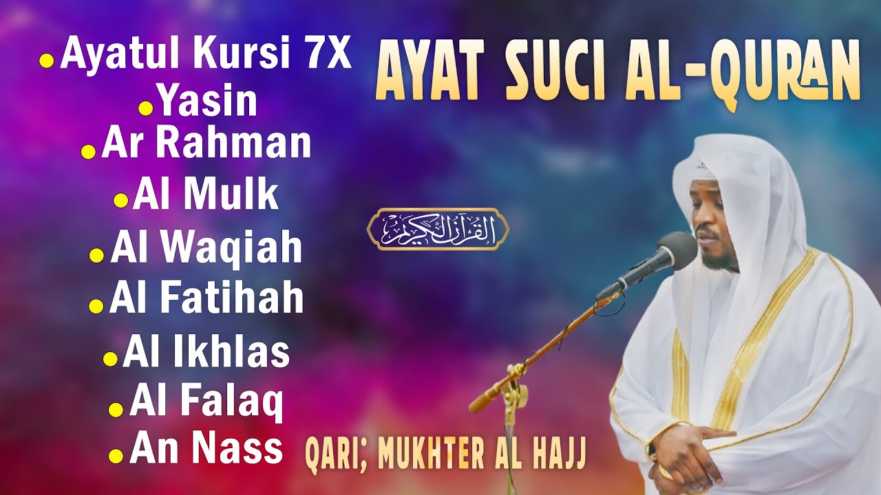 BACAAN AL-QURAN yang sangat merdu | Alfatiha, Alkahfi,Yasin,Alwaqia, Arrahman, AAlmulk, Almoeathat