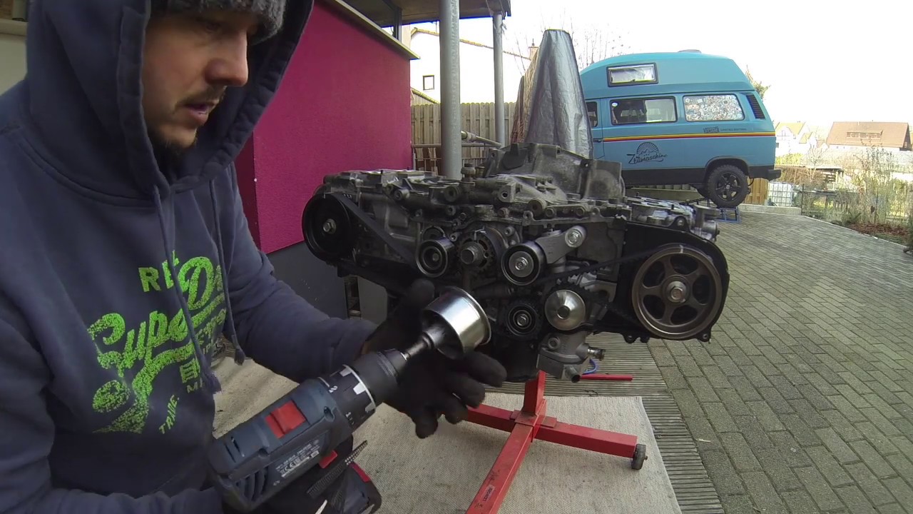 Teil 1 - Subaru EJ25 Ausbau und Überholung (VW T3 Busmotor)