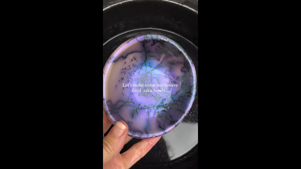 How to make microwave fired horse hair raku bowls ❤️ @nicolamoorestudio