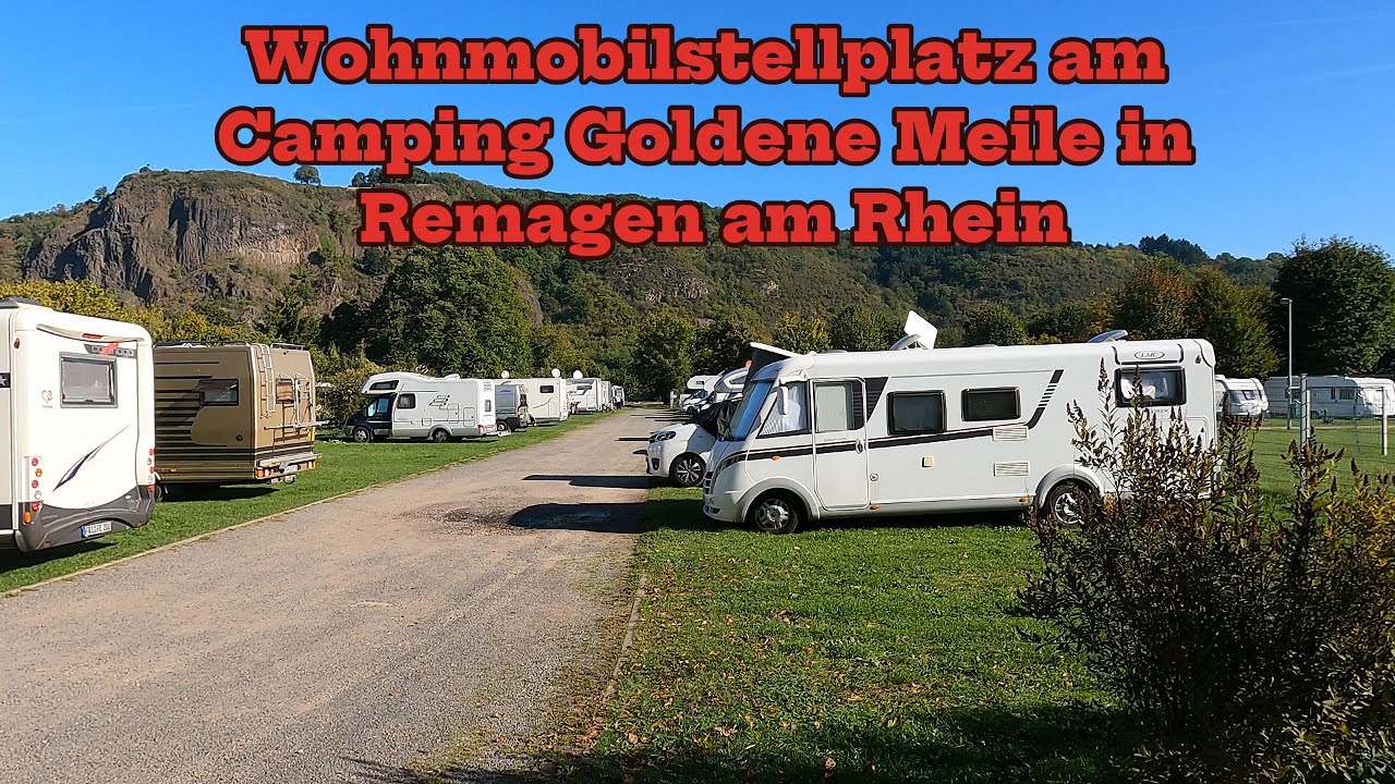 Wohnmobilstellplatz am Camping Goldene Meile in Remagen am Rhein