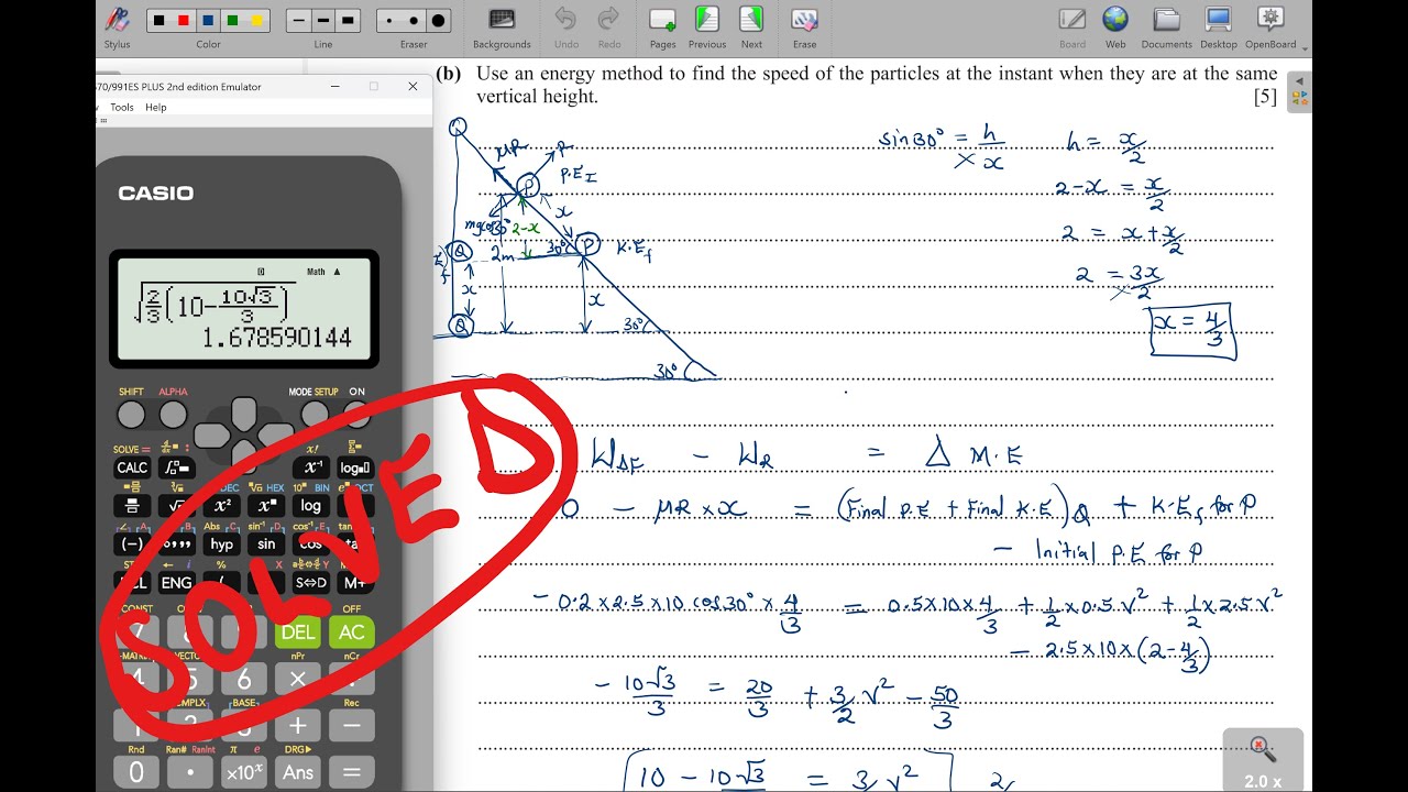 9709/42/M/J/23 -- A LEVEL MATHEMATICS MECHANICS PAPER 42 MAY/JUNE 2023 PART 2