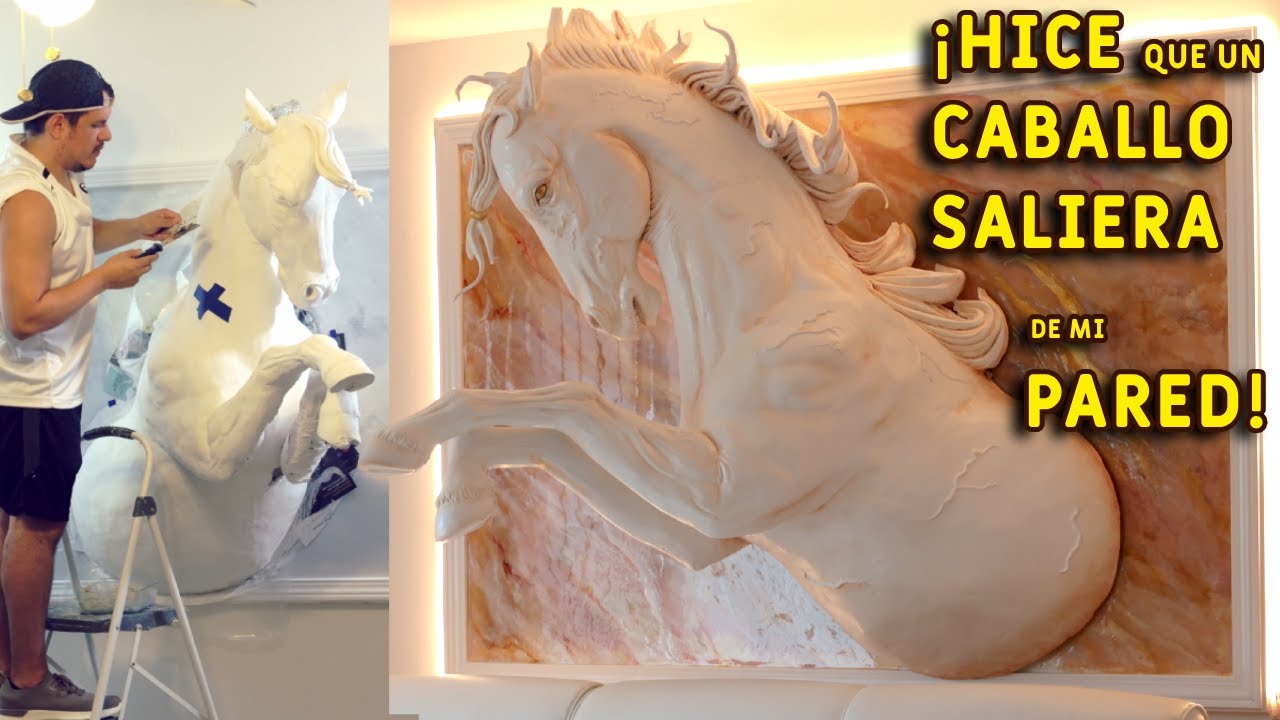 how to do plaster art on wall