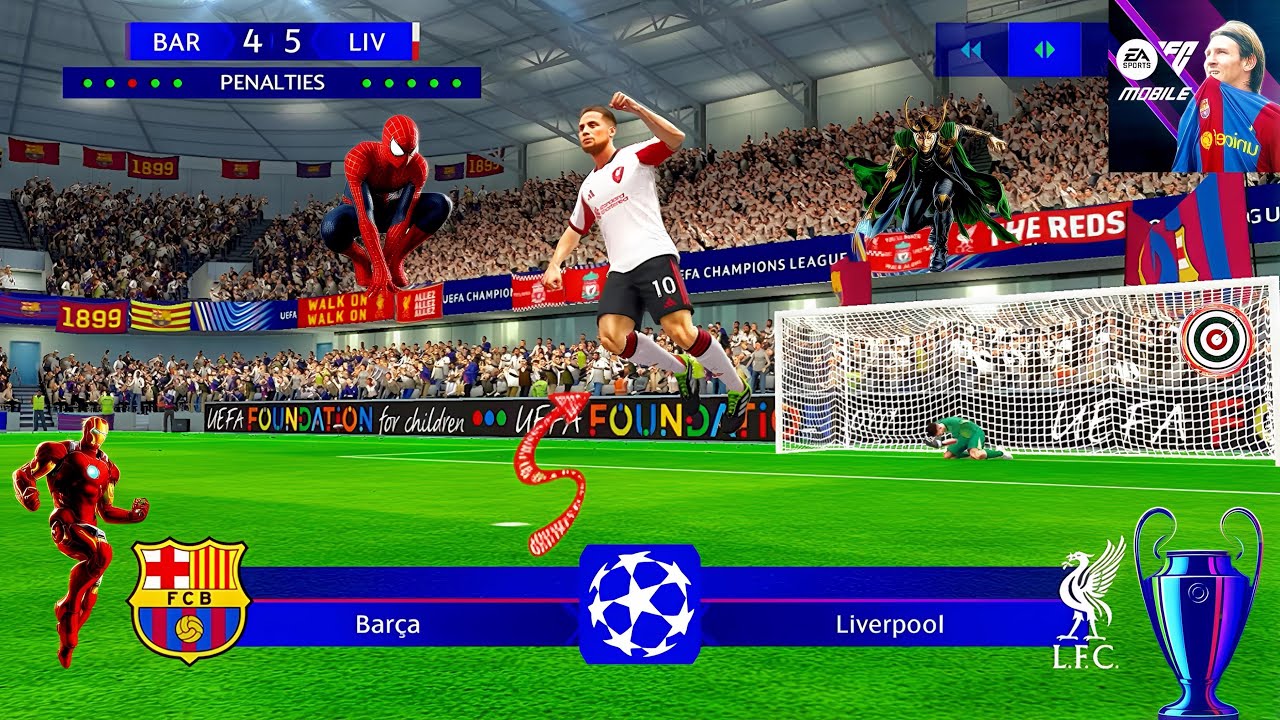 Fc Mobile | UCL Final Cup Penalty Shootout &bull; Barcelona Vs Liverpool - Something Left To Lose 🥋