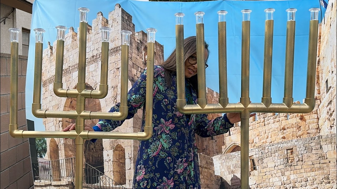 How To Make PVC Menorahs for Feast of Dedication (Hanukkah) Outdoor Decorations