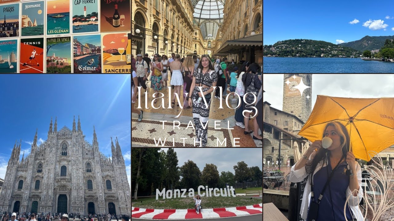 Italy vlog - Milan, Bergamo, Monza, Lake Como [ENG] 
