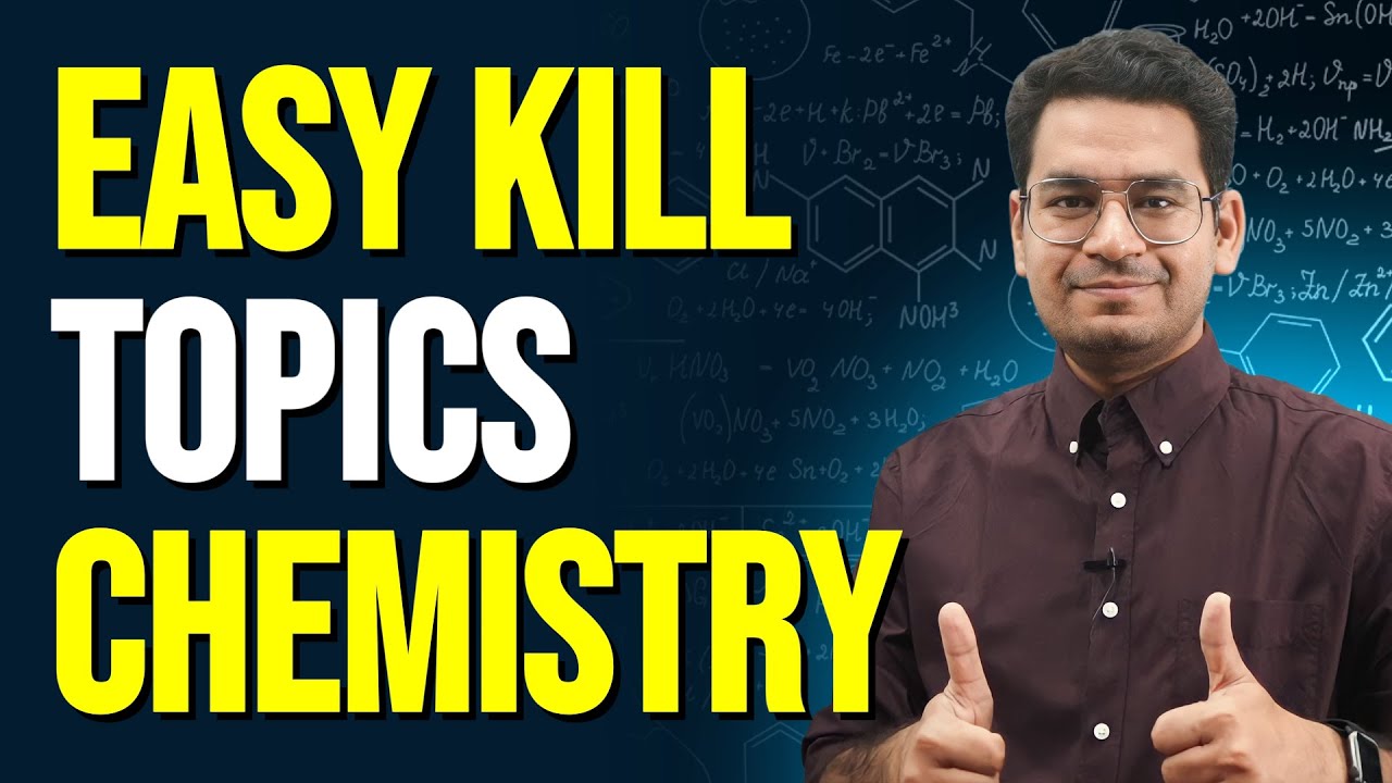 🚀Easy Kill Topics for Chemistry | JEE Main 2021 | 10 Chapters 40+Marks | MathonGo | Anup Sir #shorts