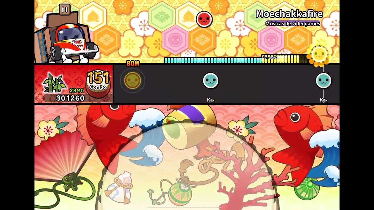 Moechakkafire モエチャッカファイア (Donderful Combo) [Normal; 226 Good, 0 Ok] - Taiko No Tatsujin: PTB