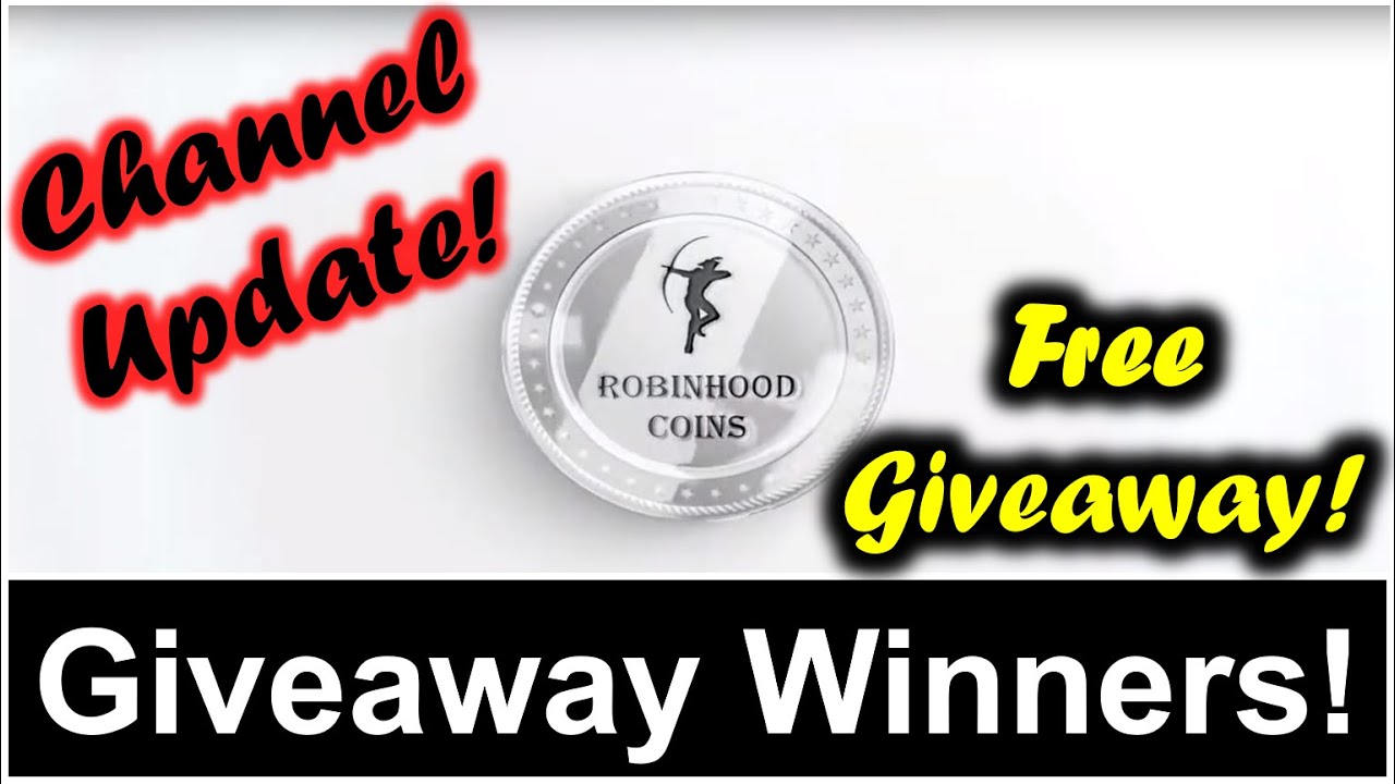 Robinhood Coins Giveaway Winners Announcement Week 64! Free Giveaway!