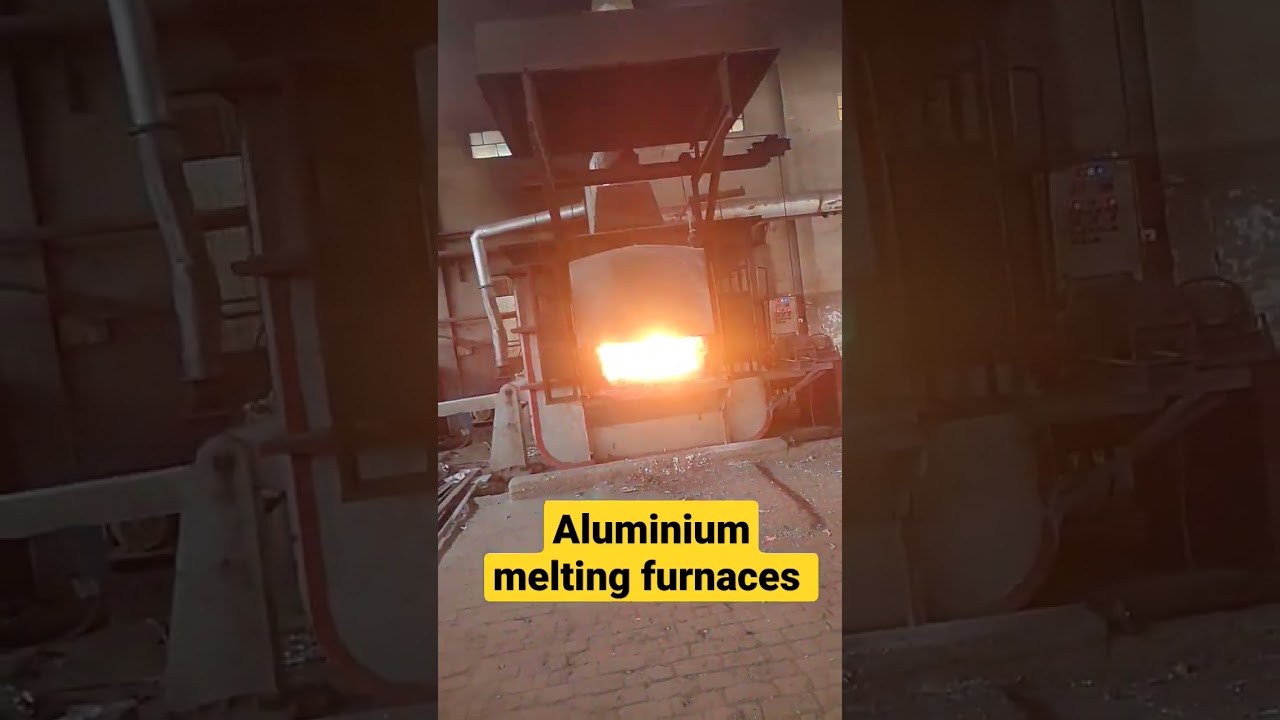 Aluminium melting furnaces