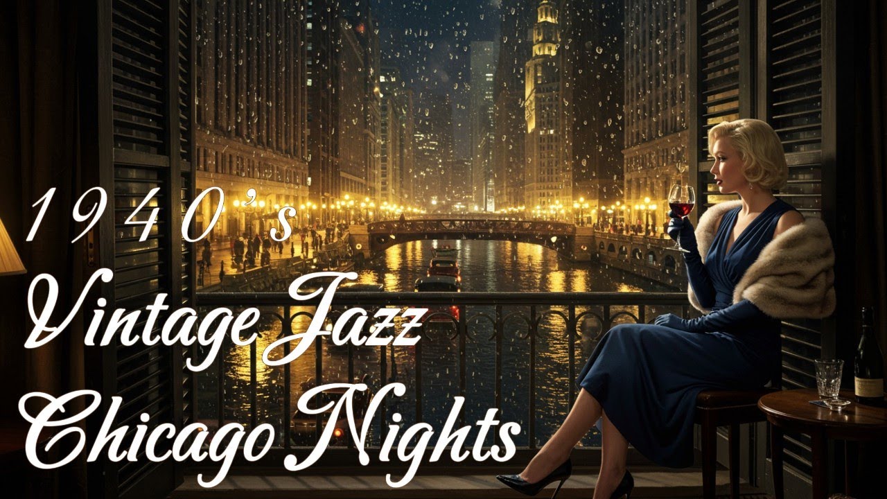 Cozy Jazz Evenings 🍷 1940’s Vintage Barroom Ambience for Autumn Reflections