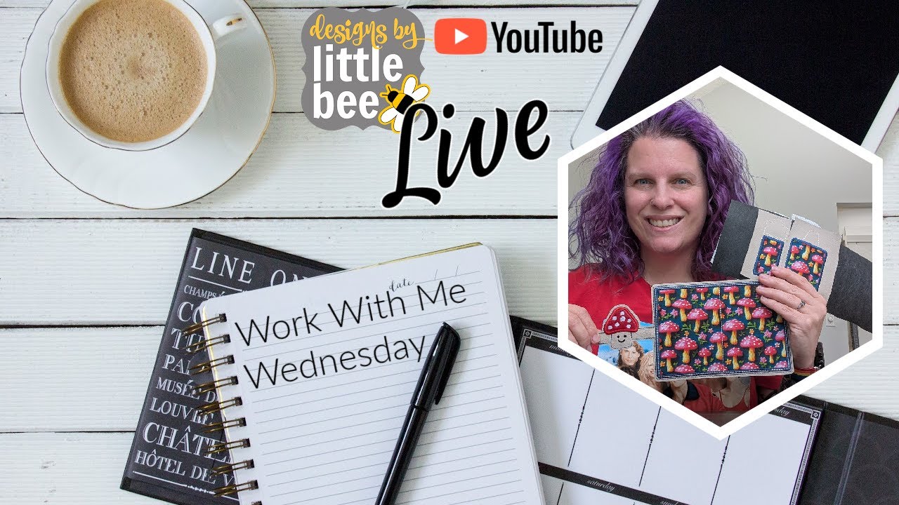 Work With Me Wednesday with Designs by Little Bee - Machine Embroidery Chitchat and Project Demos