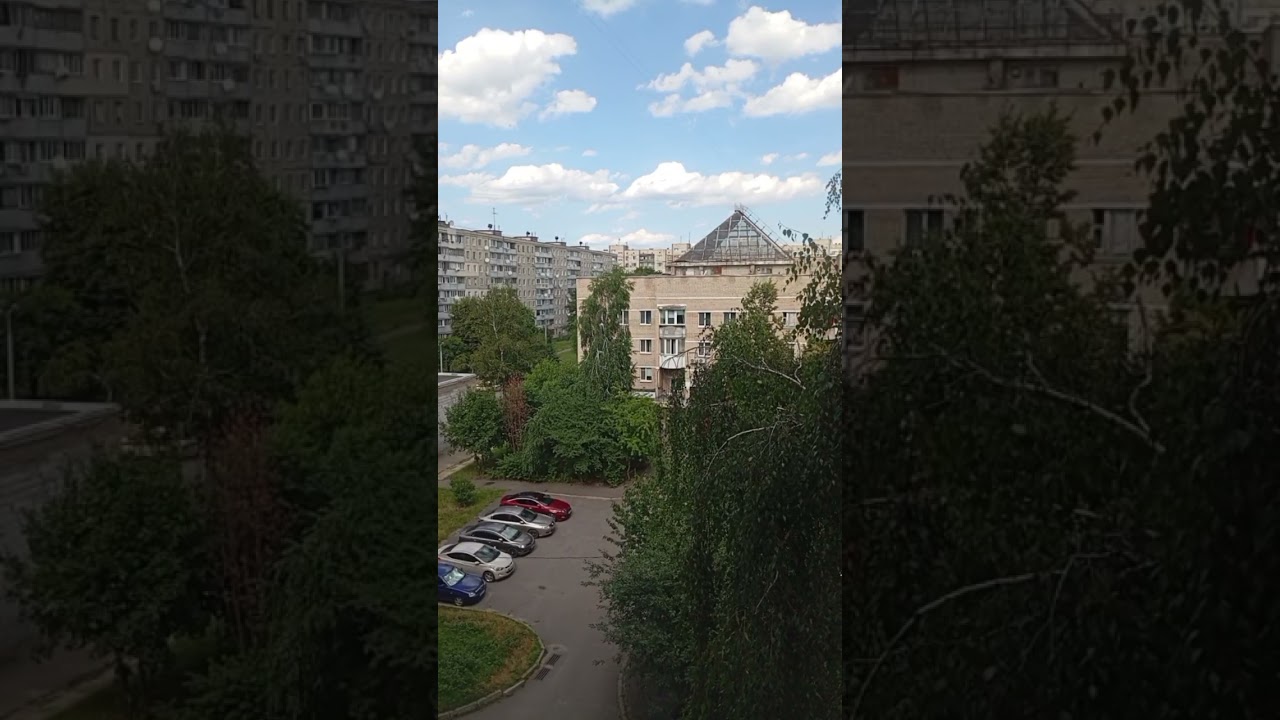 Тихий дворик в Киеве #киев #украина #борщаговка