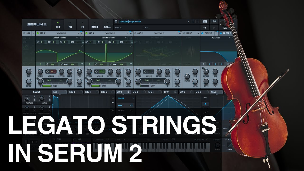 REALISTIC Legato Strings in Serum 2