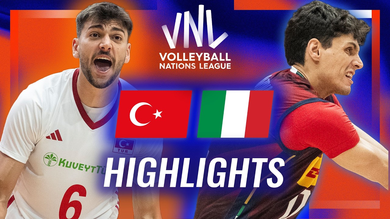 T&uuml;rkiye 🇹🇷 vs. Italy 🇮🇹 - Highlights | Week 1 | Men's VNL 2026