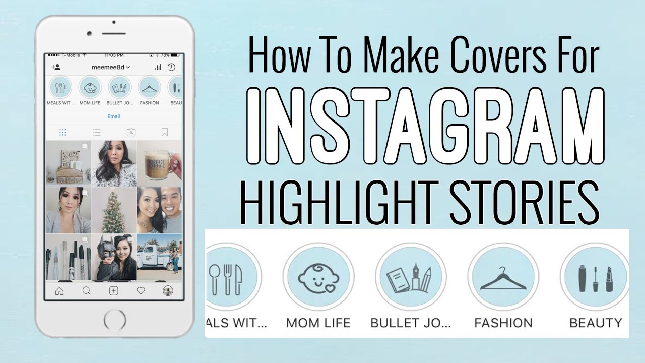 How To Make Highlight Covers | INSTAGRAM STORY HIGHLIGHTS