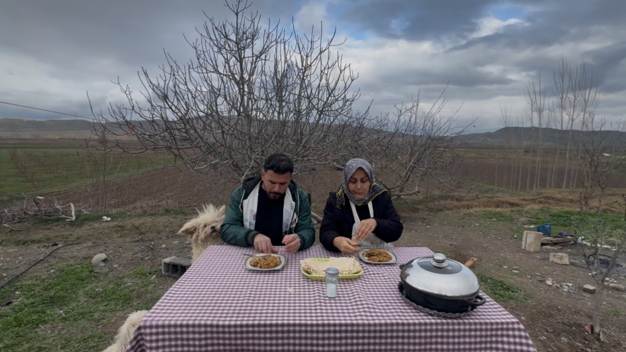Rural Life: Taking Care of Cows and Cooking Traditional Food on Firewood