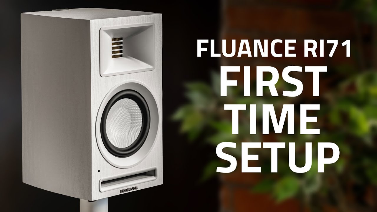 How to Setup Your Fluance Ri71 Powered Bookshelf Speakers