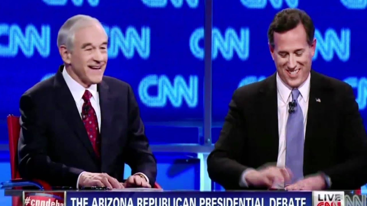 Ron Paul, Romney Crush Santorum At GOP Debate