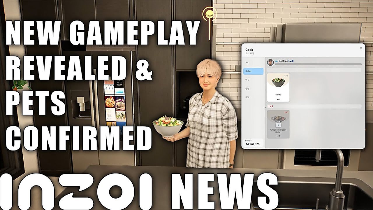Pets Confirmed, Cooking Gameplay & Wishlist Updates! | InZOI News Kjun's Concerns