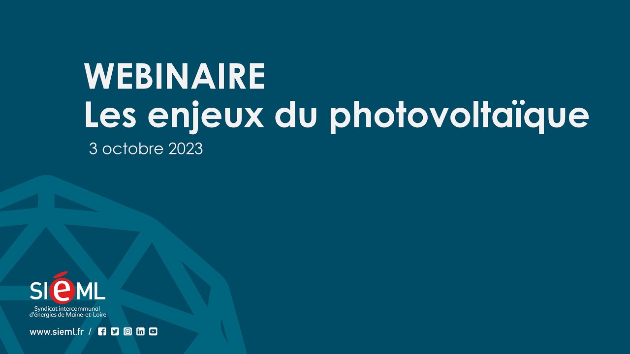 Webinaire Les enjeux du photovoltaïque | 3 octobre 2023